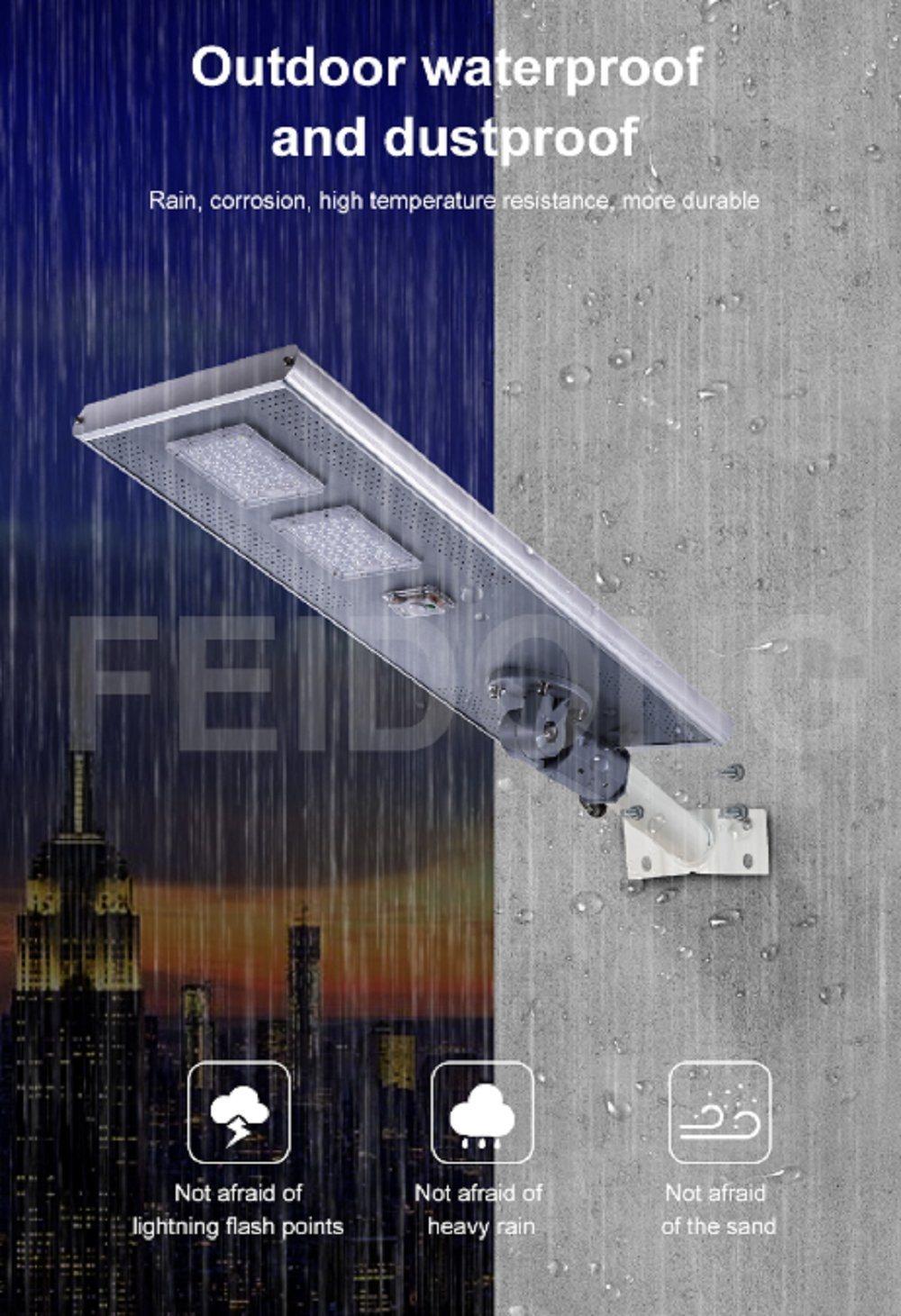 High Quality Lithium Battery High Lumens LED Solar Street Light