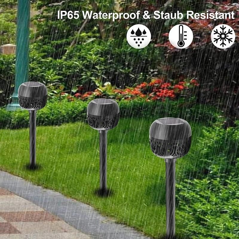 LED Solar Lights Outdoor, IP67 Waterproof Solar Path Lights, Solar Powered Garden Lights for Walkway Yard Backyard Lawn Landscape Decorative