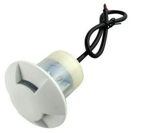 IP67 2 Way Lighting Angle Aluminum LED Inground Light LED Outdoor Garden Lamp Set of 6 (White Brown Cover)