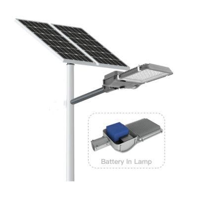 Solar Panel Split IP65 20W 30W 40W 50W 60W All in Two Solar Street Light Factory Price