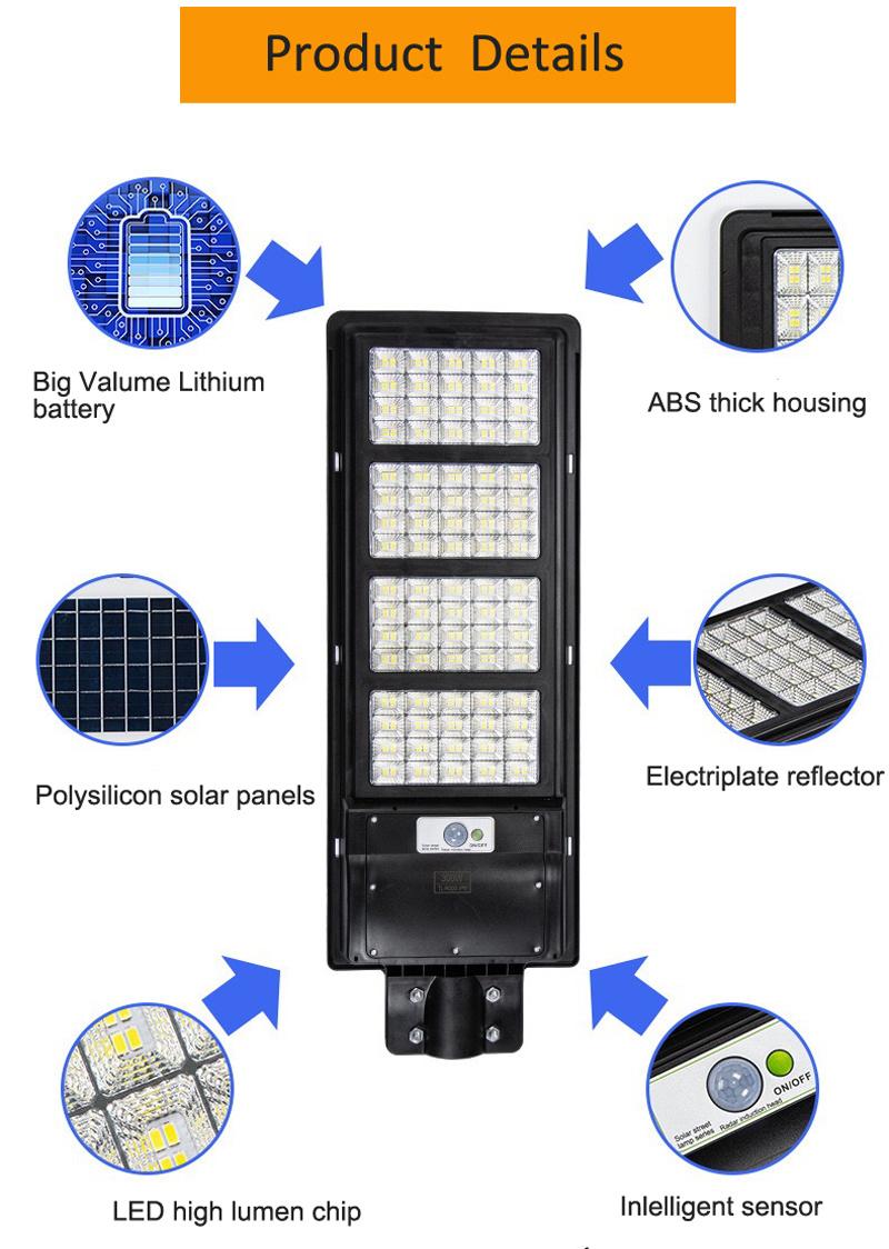 Zhongshan Hairolux LED Solar Lights High Quality Super Brightness Outdoor Waterproof Integrated Street Lighting