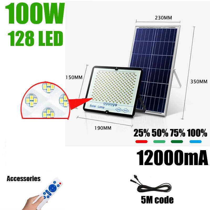 30W/45W/75W/100W Solar LED Light for Garden Outdoor Lamp