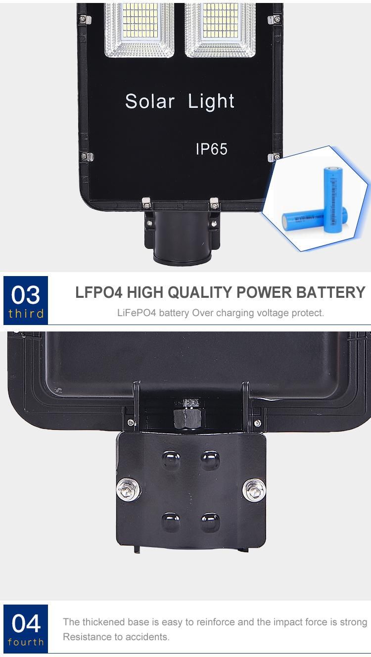 High Quality Waterproof IP65 Road Lamp 20W 30W 50W 100W Solar LED Street Light