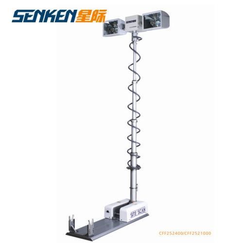 Vehicle Mounted Telescopic Mast Light Tower Telescoping Mast Light Pole