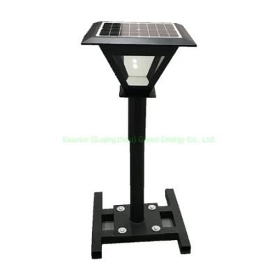 Esavior15W 1500lm All in One LED Solar Garden Lights with Micowave Sensor for Park/ Yard Lighting