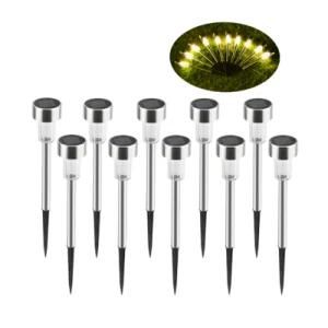 Solar Lights Outdoor LED Solar Garden Pathway Light Warm White/Multiple Landscape Light for Lawn/Patio/Yard/Walkway