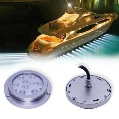 12V IP68 Underwater LED Marine Navigation Light 27W RGB Bluetooth Marine Boat Lights