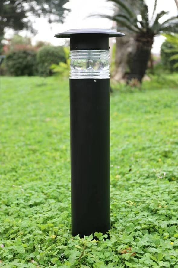 Smart Recontrol LED Garden Lighting Post Outdoor Solar Bollard Light with Solar Panel System
