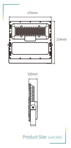 100, 200, 300 Watt Solar LED Flood Light with Battery Solar Panel