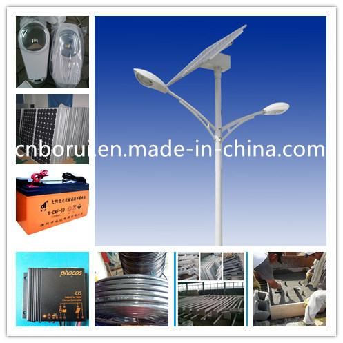 5 Years Warranty Integrated Solar LED Street Light, LED Solar Street Light 40W Ce, RoHS Approved IP67