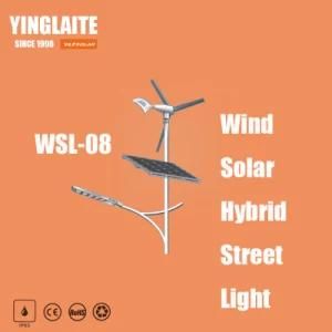 5 Years Warranty IP65 Waterproof 6m Pole 60W Wind Solar Hybrid Outdoor Light