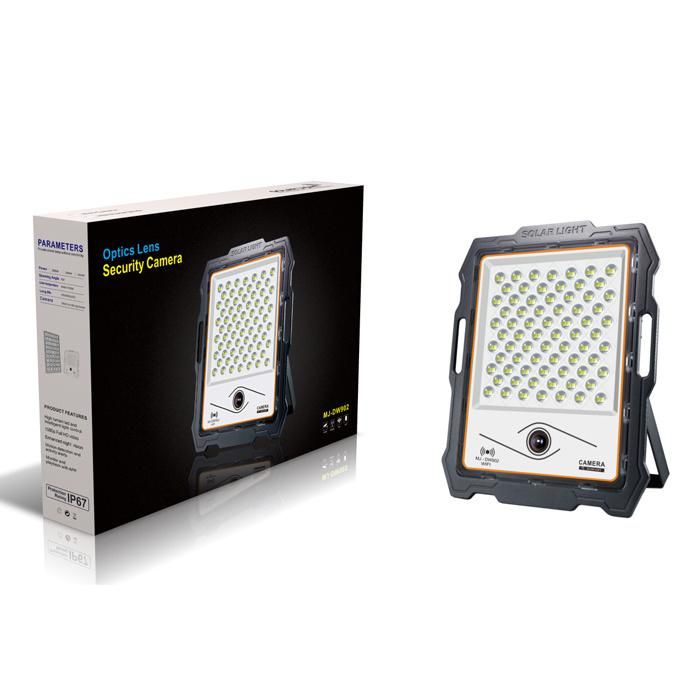 Integrated Solar Flood Light LED 400 Watt with CCTV Floodlight Camera