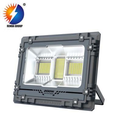 200W Solar LED Flood Lighting Light with RGB IP67