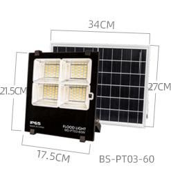 Bspro High Quality Competitive Price Solar Flood Light Energy Saving LED Solar Panel Flood Light