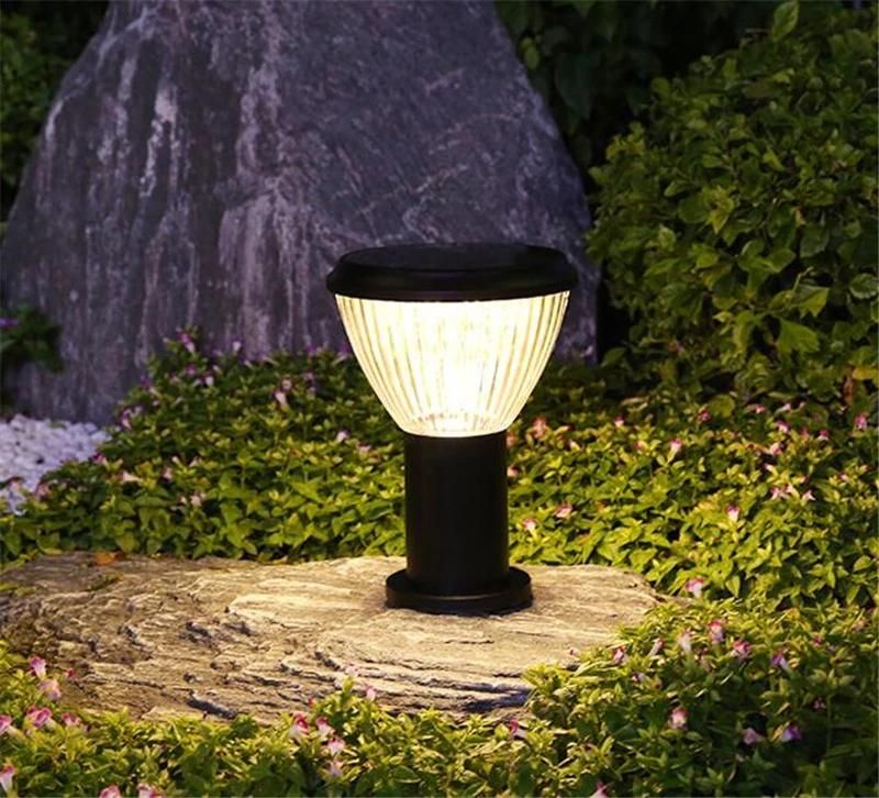 New Wholesale Outdoor Garden Park Waterproof Warm White Color Solar Garden Lighting