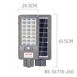 Bspro All in One Lights Outdoor Waterproof Lighting Pole 300W Lamp Integrated LED Solar Street Light