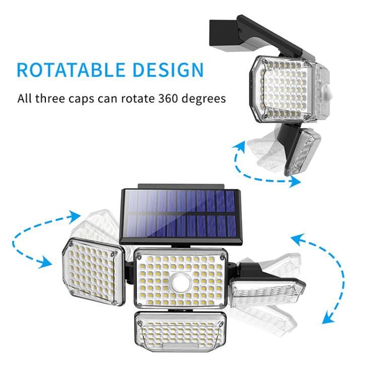 LED Solar Energy Light PIR Motion Sensor Outdoor Solar Lamp IP65 Waterproof Wall Light Solar Sunlight Powered Garden Wall Light