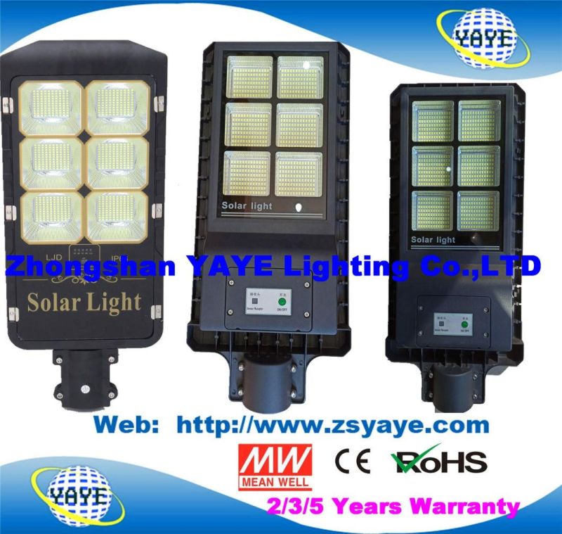 Yaye Hot Sell 30W/30W/90W Human Sensor Solar LED Street Light / Motion Sensor Street Light with Remote Controller/Radar Sensor/ 1000PCS Stock/3 Years Warranty