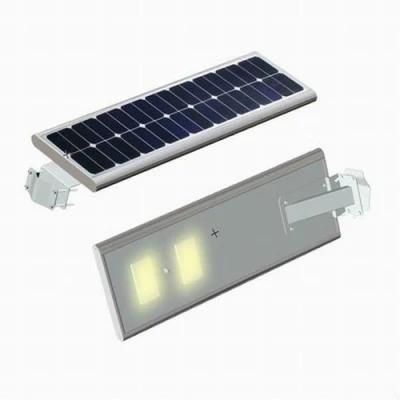Adjustable Induction Lamp IP65 Outdoor Streetlighting Streetlight Panel Integrated All in One Solar LED Street Light