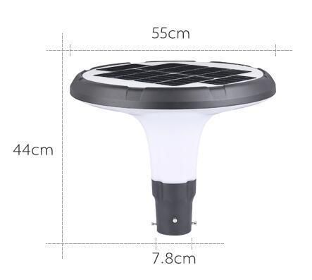 UFO Design Solar Garden Light 20W 30W Landscape Solar Plaza Garden Lamp