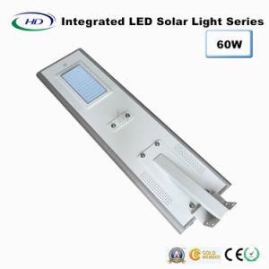 60W Integrated LED Solar Street Light with PIR Sensor