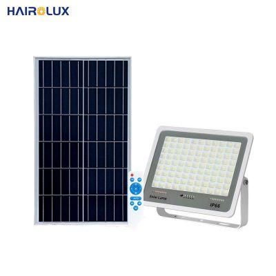 Wholesale Die-Casting Aluminum Solar Flood Light Waterproof IP65 CE RoHS Reflector with Remote Control Factory Price