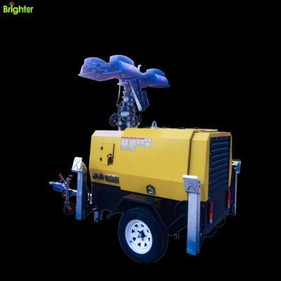 Hydraulic Mast Mobile Tower Light with Metal Halide