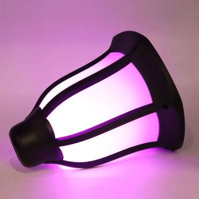High Quality Garden Outdoor IP65 Waterproof Multi-Color Purple Flame Lamp Energy Power Smart Battery Solar LED Torch Light