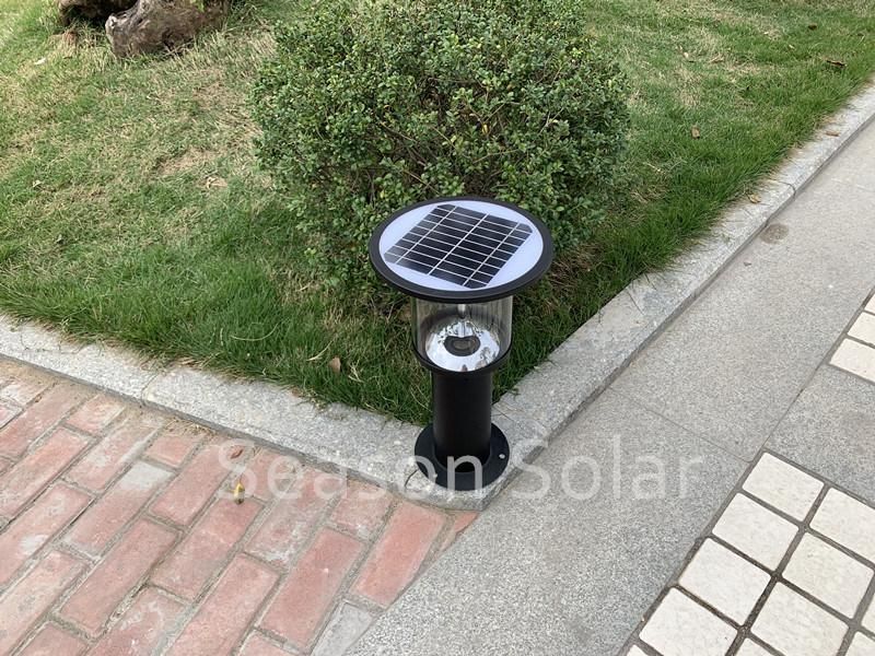 High Power LED Solar Post Lamp Decking Lawn Project Outdoor Solar Garden Light