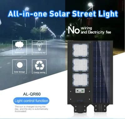 7m 60W Solar Powered Street Light with Solar Control System