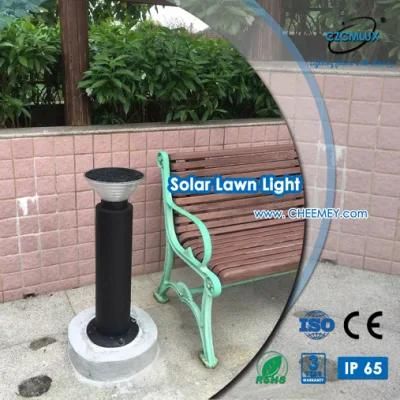 Outdoor LED Solar Powered Bollard Light with Lithium Battery