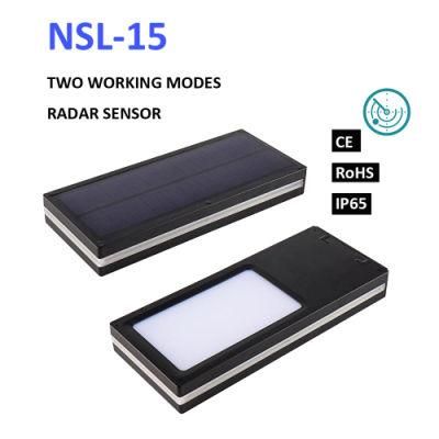 Nsl-15 Solar Wall Light with Atmosphere Lamp