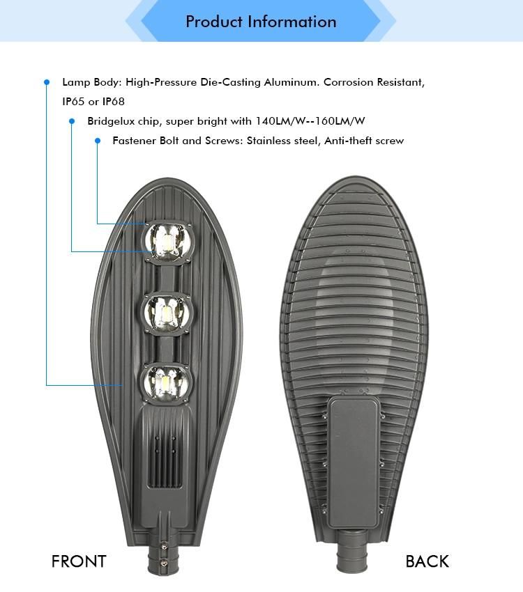 AC 240V 60W COB High Brightness LED Street Light