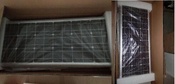 Lighting Power Solar Panel Outdoor 30W All in One LED Street Light/Garden Light with Night Sensor + PIR Motion Sensor for Ngo Project