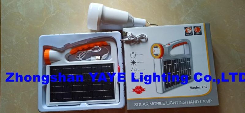 Yaye 2022 Hottest Sell 100W Multi-Functional Outdoor Solar Lamp Portable Solar Power Generation System Mobile Light with 1000PCS Stock