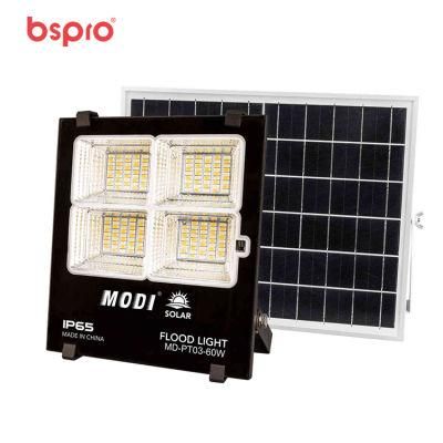 Bspro High Quality 6500K Garden LED Solar Panel Rechargeable Flood Light