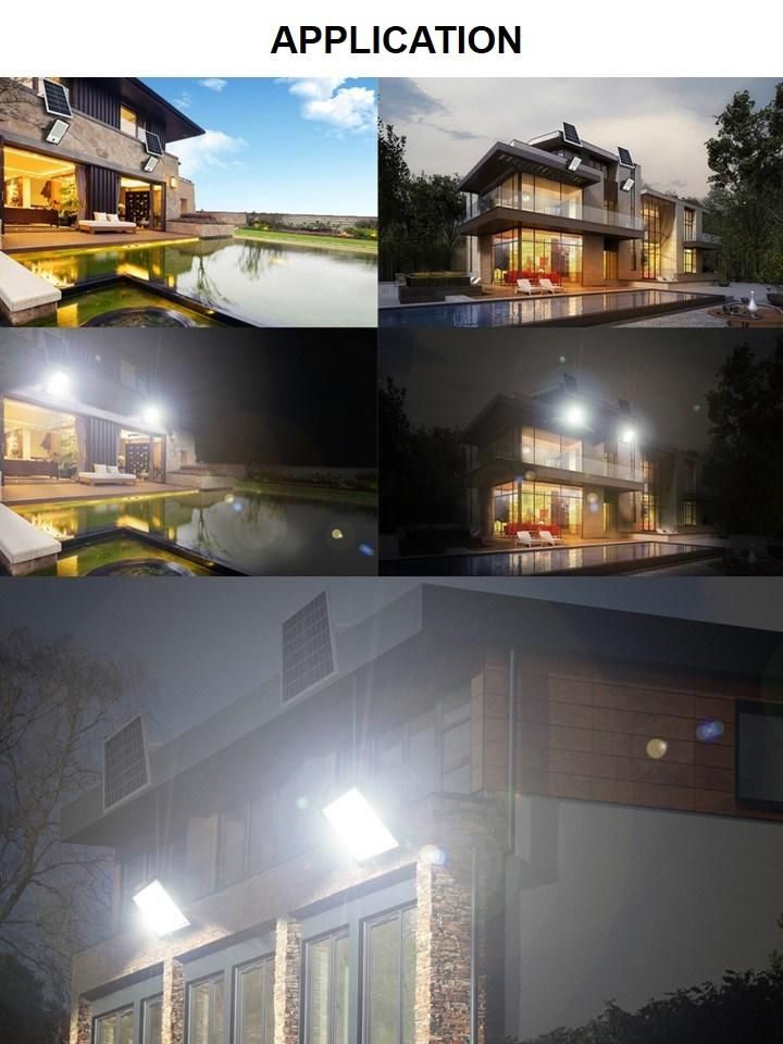 High Powered 6000K Mj-Dw904 Solar Flood Light 400W Outdoor for Home Street