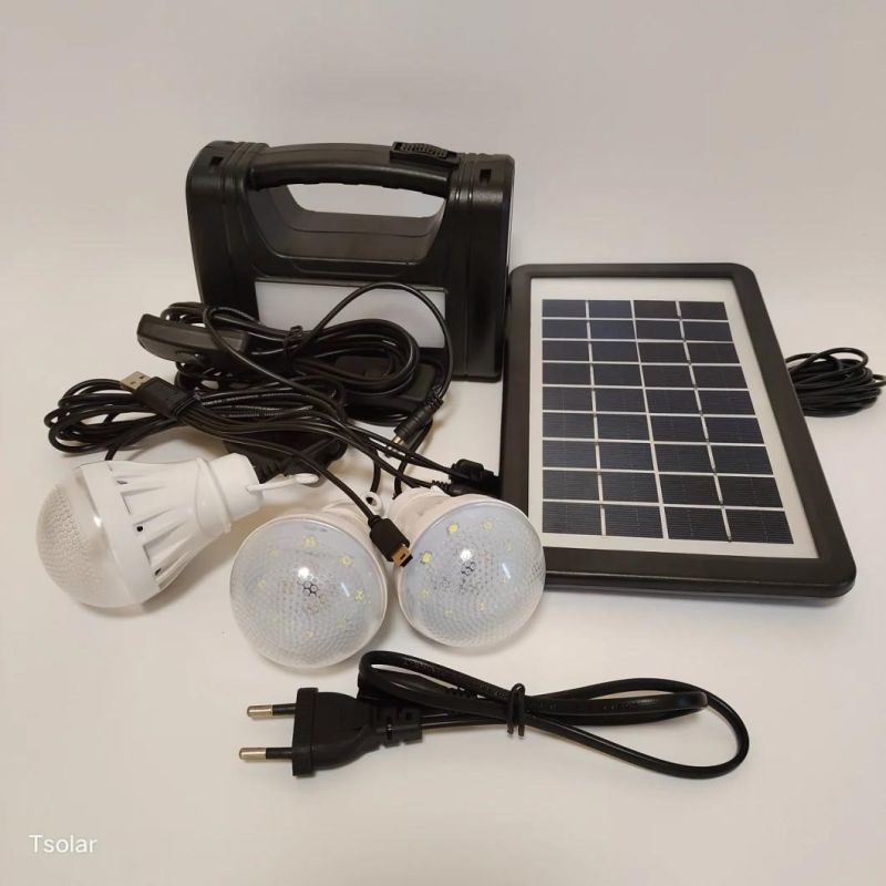 Portable Outside Emergency Solar Kit LED Light Home Power System
