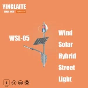 Manufacturer Ce RoHS 8m Pole 100W Wind Solar Hybrid Outdoor Light