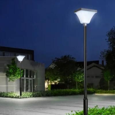 Aluminum LED UFO Lawn Lamp Solar Garden Light for Walkway Plaza Park Road