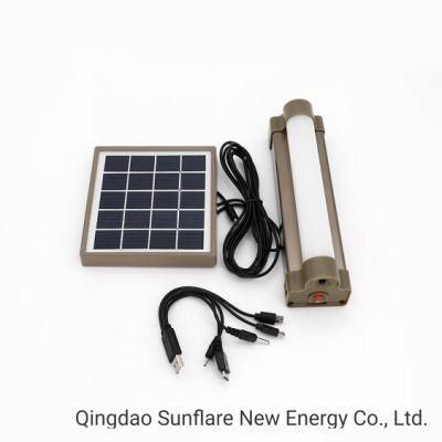 2021 Qingdao Factory Children Study Portable Solar Lighting Kits off Grid Solar Power Energy Light with Mobile Phone Charger for Home Lighting