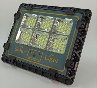 Yaye 2021 Hot Sell Outdoor 100W Solar LED Floodlight (Avaialble Watt: 50W/100W/150W/200W/300W/400W)