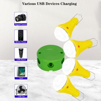 Solar System 20W 11V Home Solar Power System with 4PCS Solar Light *Power Display Solar Lights