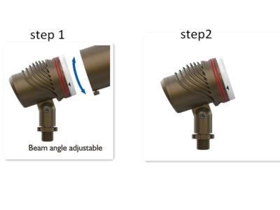 Tree Mount LED Downlight for Decoration Party with Bluetooth Control RGBW Beam Angle and Power Adjustable