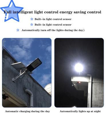 All in Two Seperate Solar Panel 100W 150W 200W Solar Street Lamp