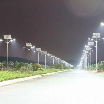 CE RoHS 60W Split Solar Street Light with 8m Pole for 3 Years Warranty
