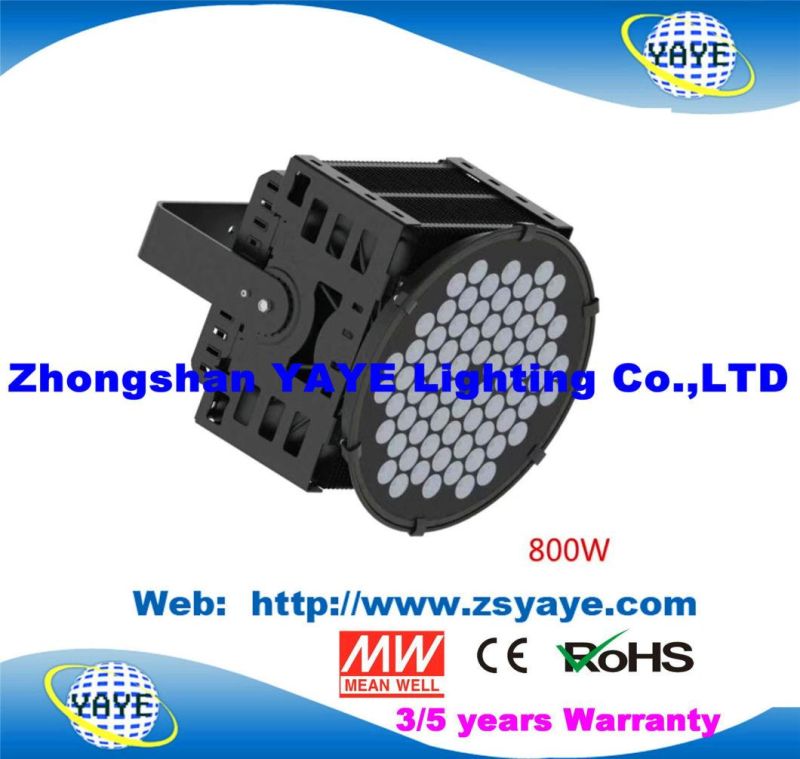 Yaye 18 Waterproof IP66 Outdoor 800W LED Spotlights /LED Tower Light with CREE Chips & Meanwell Driver & 5 Years Warranty
