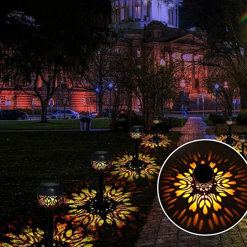LED Solar Lights Outdoor, IP67 Waterproof Solar Path Lights, Solar Powered Garden Lights for Walkway Yard Backyard Lawn Landscape Decorative