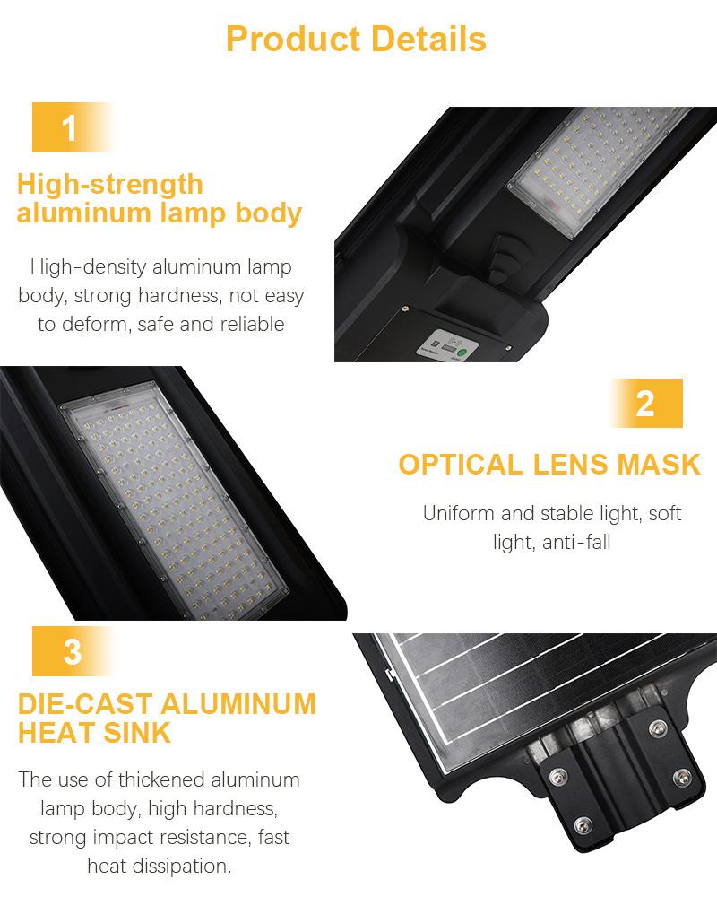 Aluminum Alloy Popular All in One LED Solar Street Light