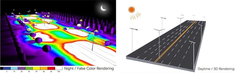 High Lumen Motion Sensor Waterproof Integrated Outdoor Road Garden Solar Street Lights 40W